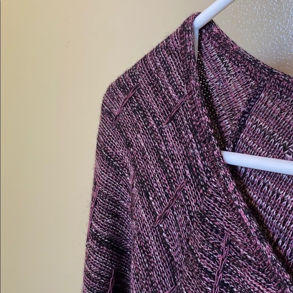 Avenue Long Lightweight Purple Sweater - Picture 2 of 3